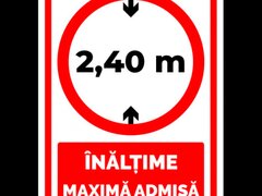 Indicator de securitate pentru inaltime maxima admisa 2,40m